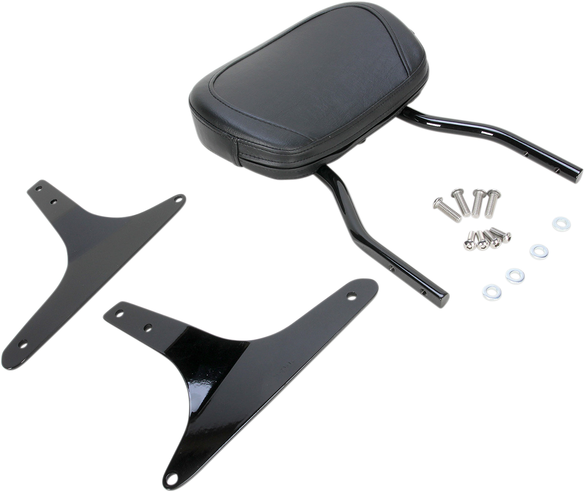 Round Sissy Bar - Standard - Black - Softail