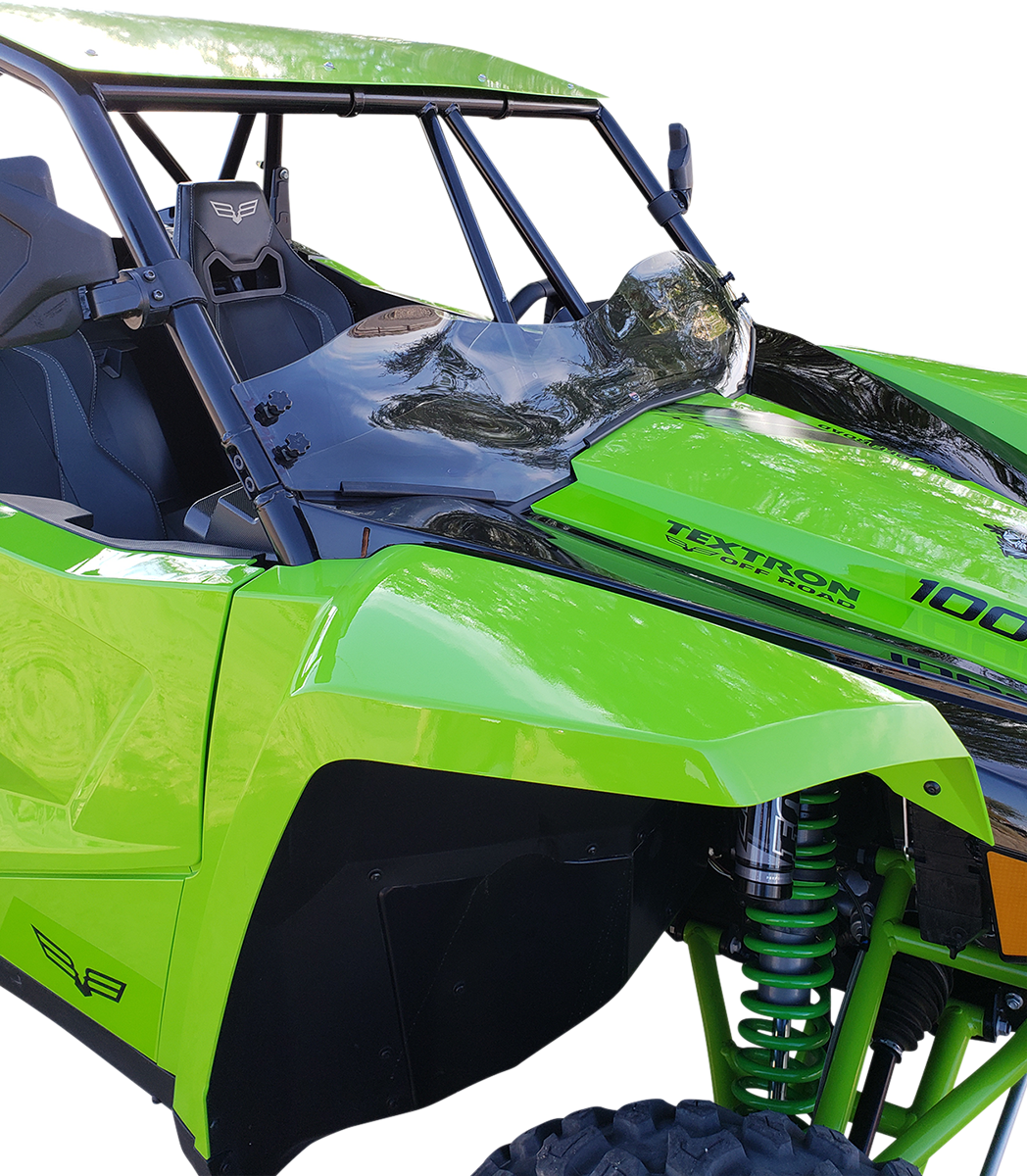 Flare® Windshield - 10" - Smoke - Wildcat
