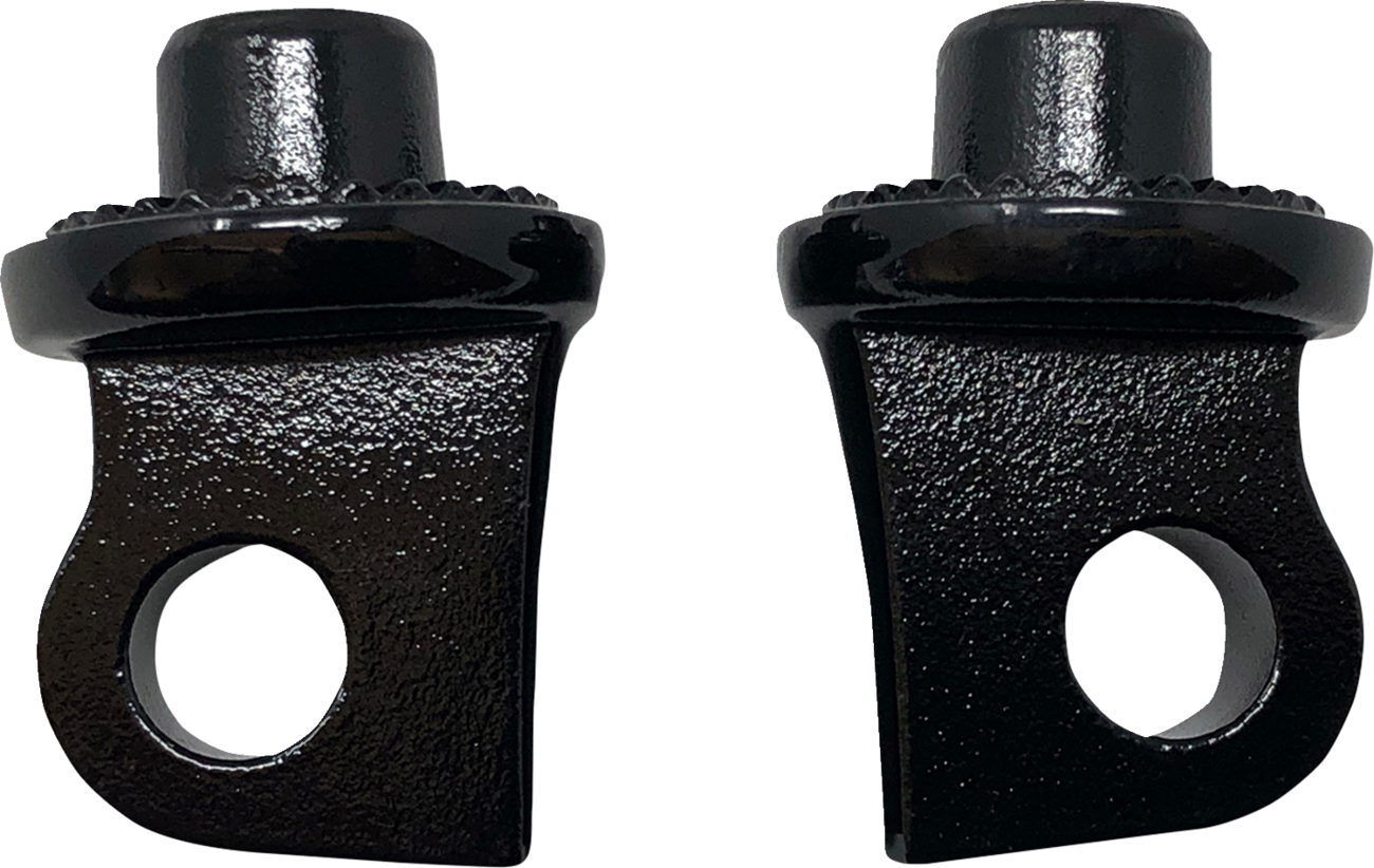Splined Peg Adapter - Male - Black