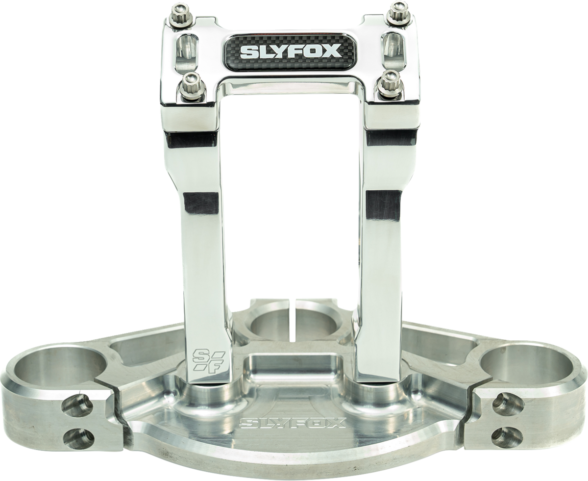 Handlebar Riser Kit - Straight - 1" Clamping - 6" Rise - Raw