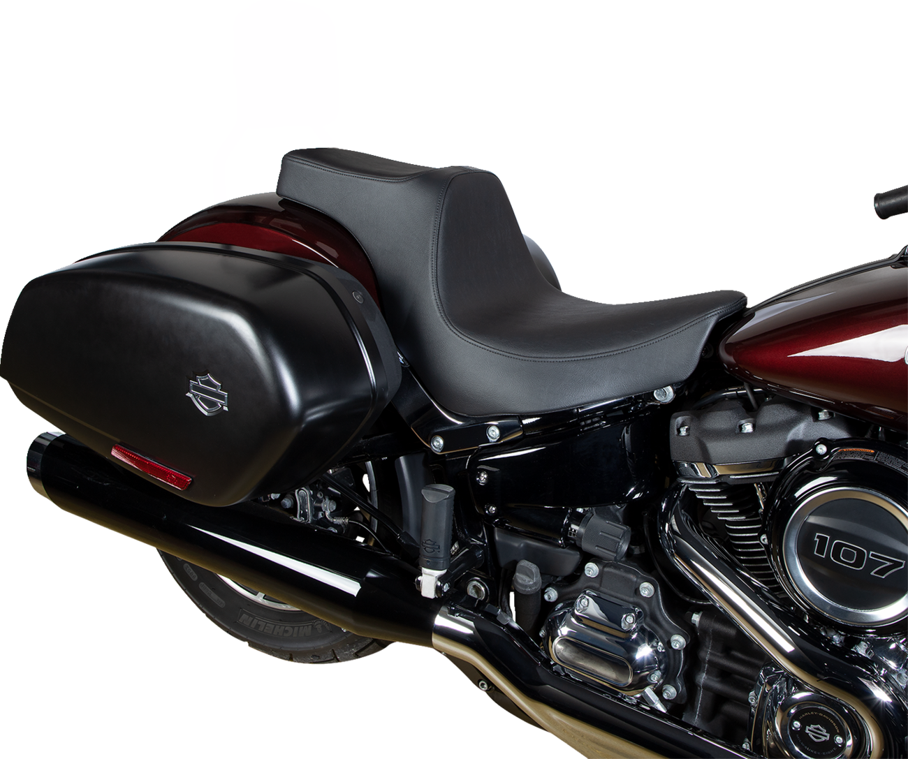 Predator III 2-Up Seat - Vinyl - Smooth - Black - FL/FX '18-'24