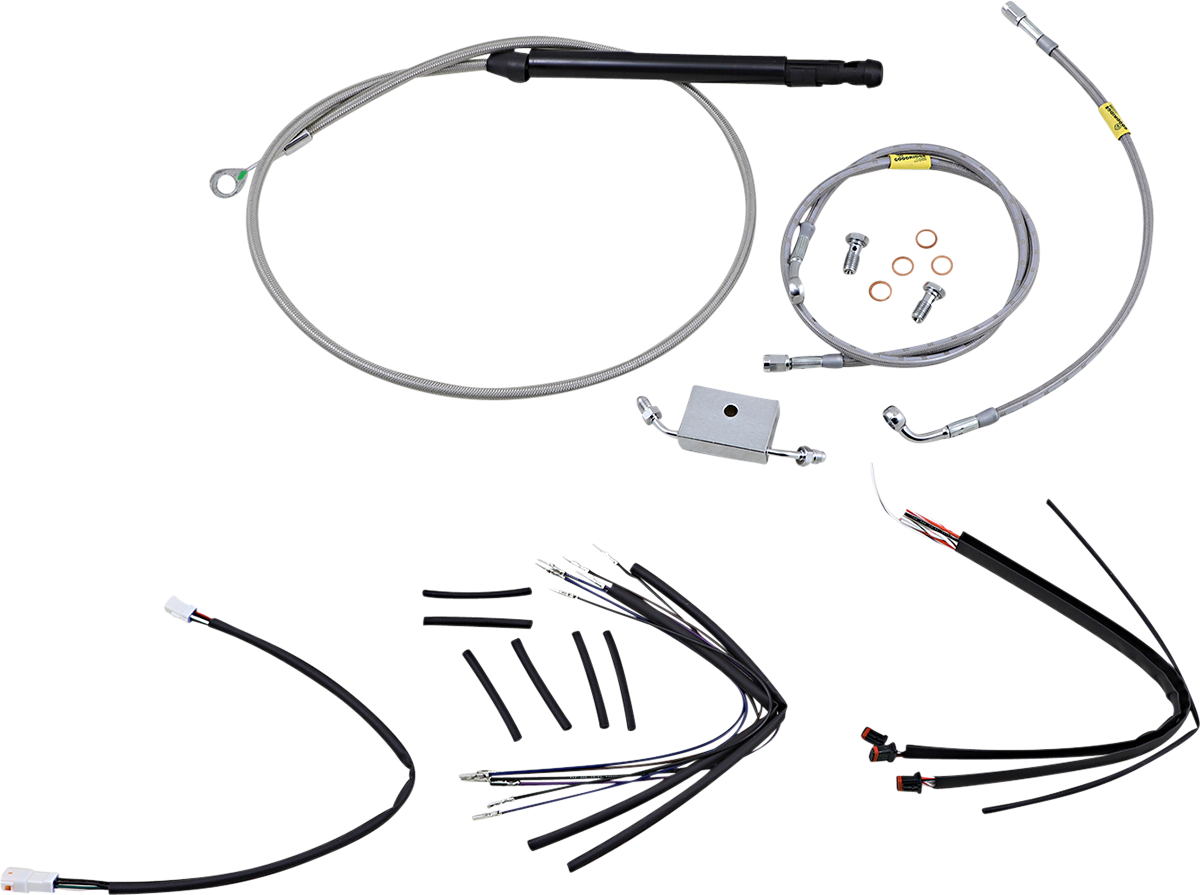 Handlebar Cable And Brake Line Kit For Burly Ape Handlebars