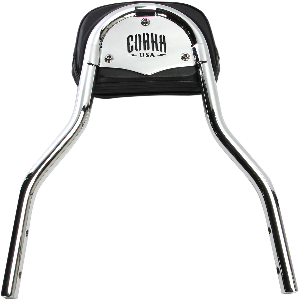 Backrest Kit - 14" - Chrome - Softail