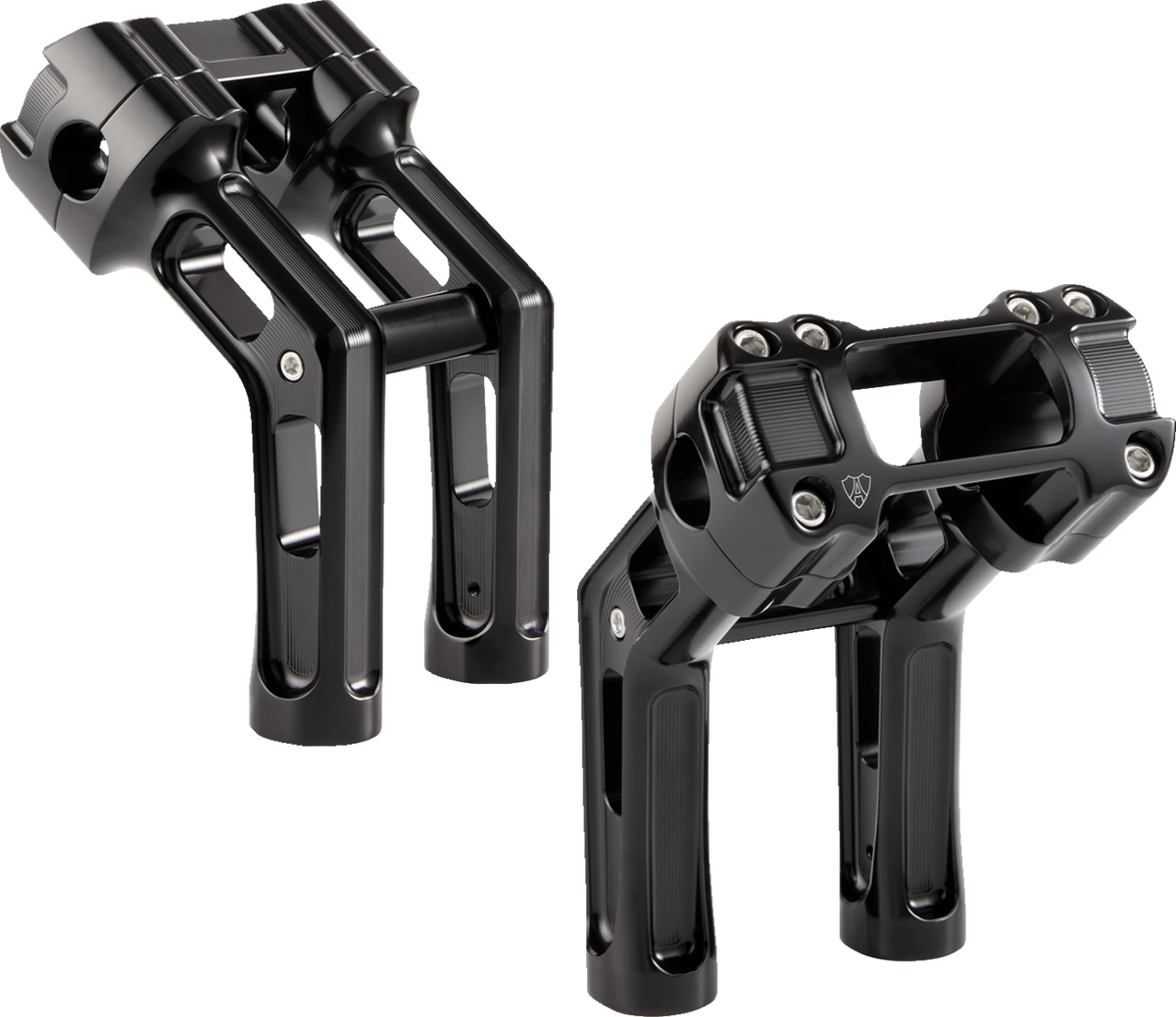 Wayback Risers - 7" - Softail - Black