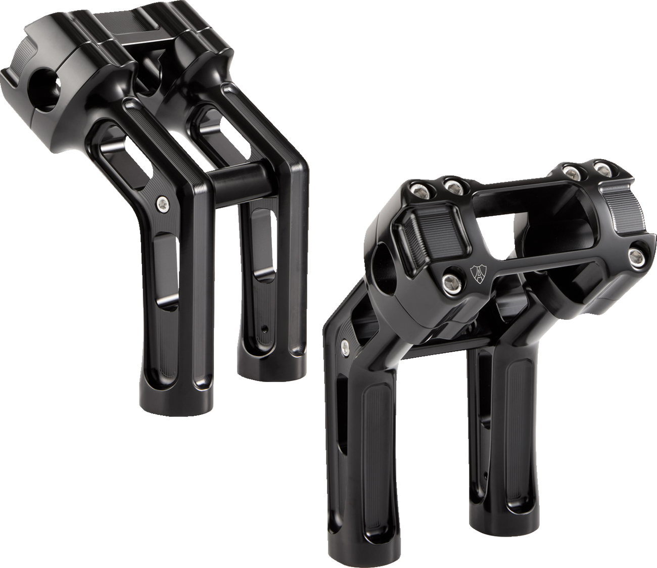 Wayback Risers - 7" - Softail - Black