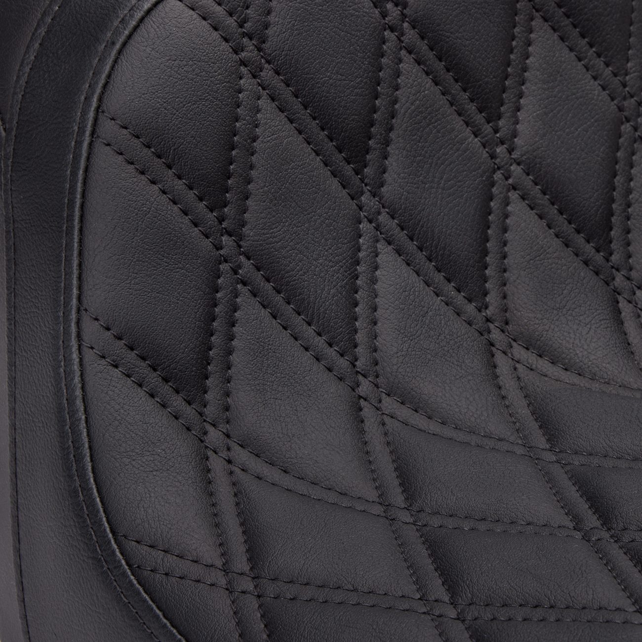 Predator 2-Up Seat - Vinyl - Double Diamond - W/O Backrest - FLH/FLTR '08-'23