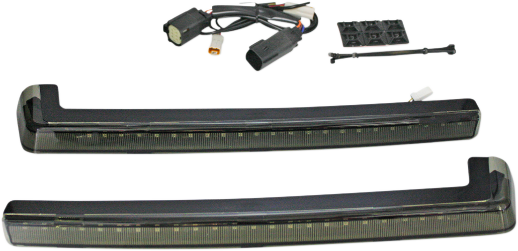 LED Run/Brake/Turn Tour-Pak® Arms - Smoke Lens - '14-'25
