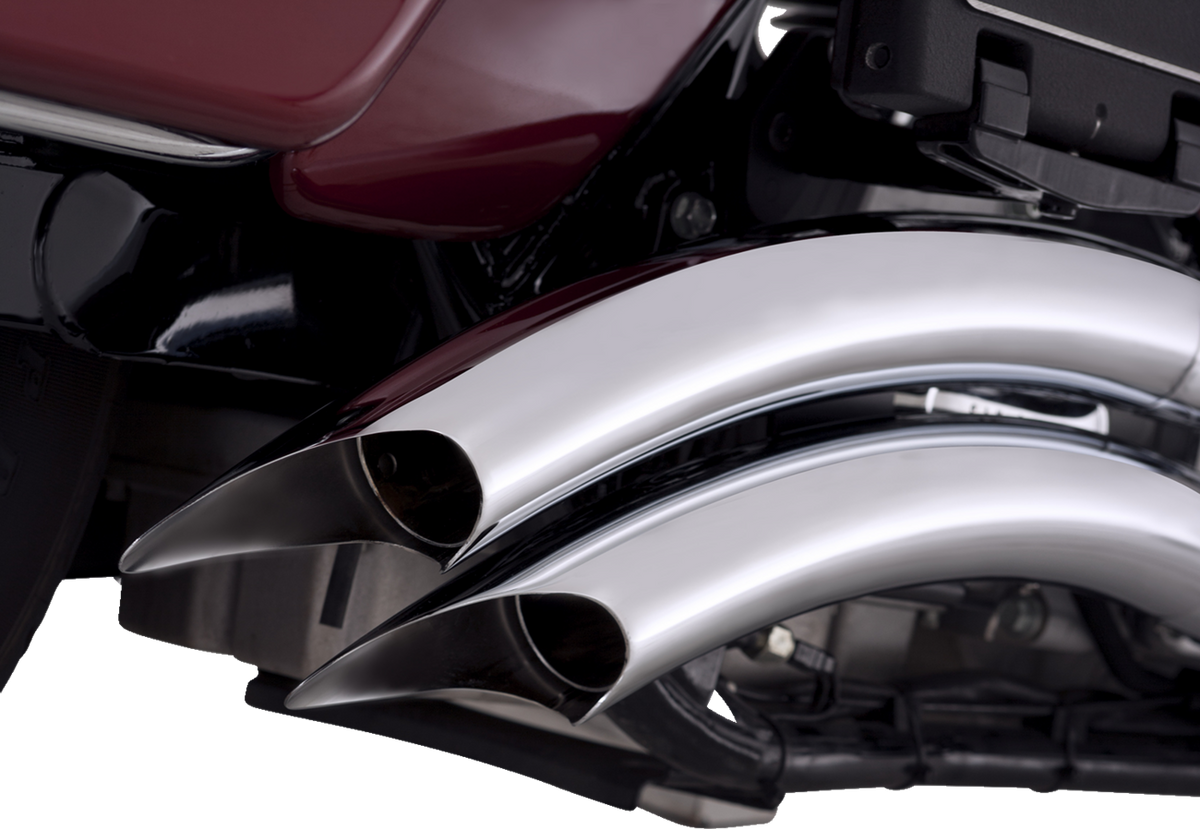 Big Radius Exhaust System - Chrome
