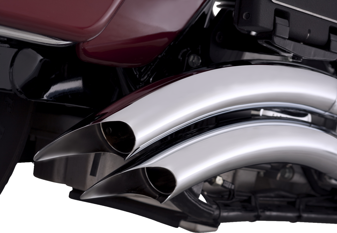 Big Radius Exhaust System - Chrome