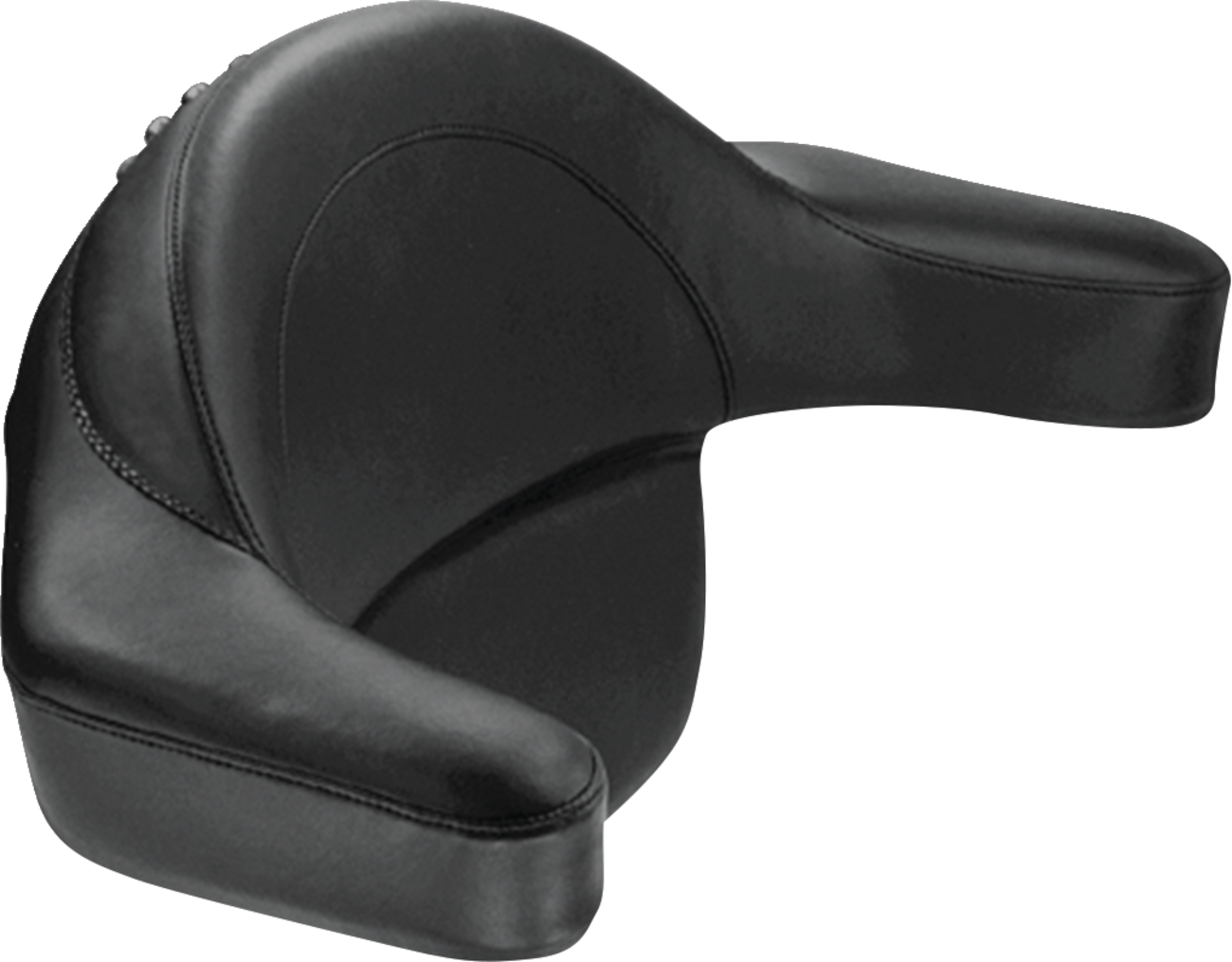 Passenger Pad - With Armrest - Smooth - FLT/FLHT '80-'13