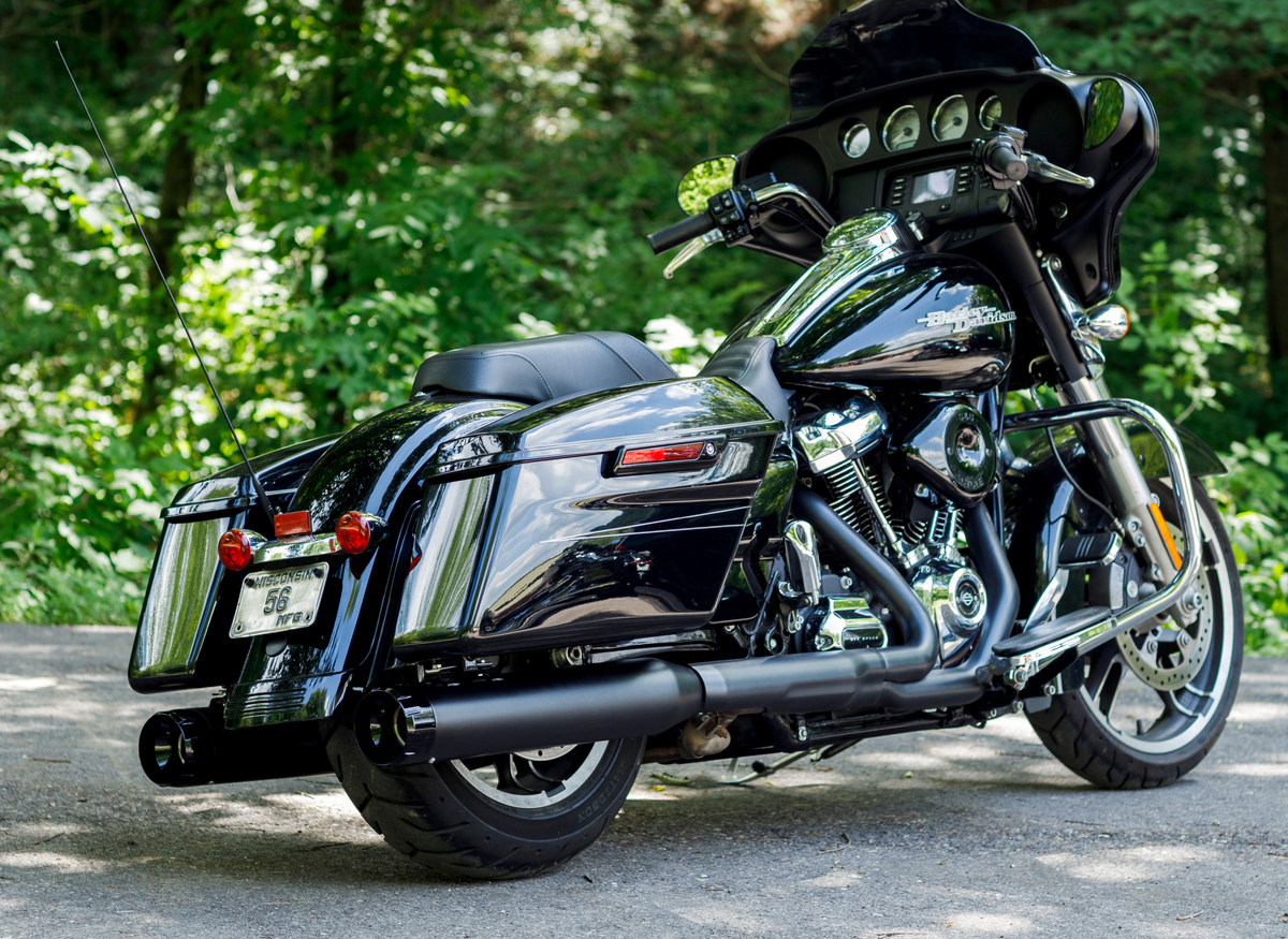 4-1/2" MK45 Performance Mufflers - Black Thruster