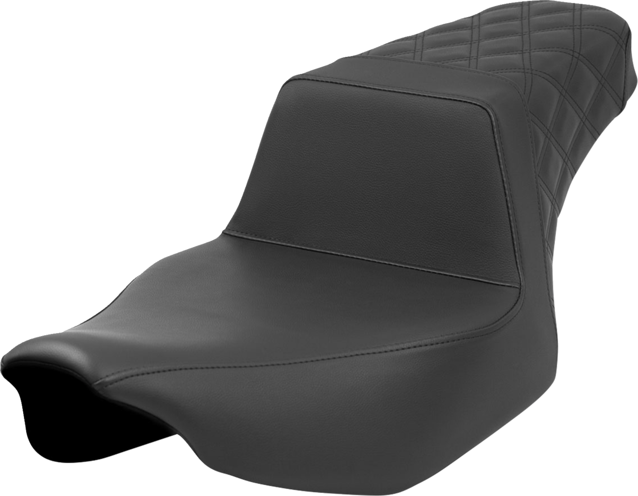 Step-Up Seat - Rear Lattice Stitch - Black - FL '23-'24