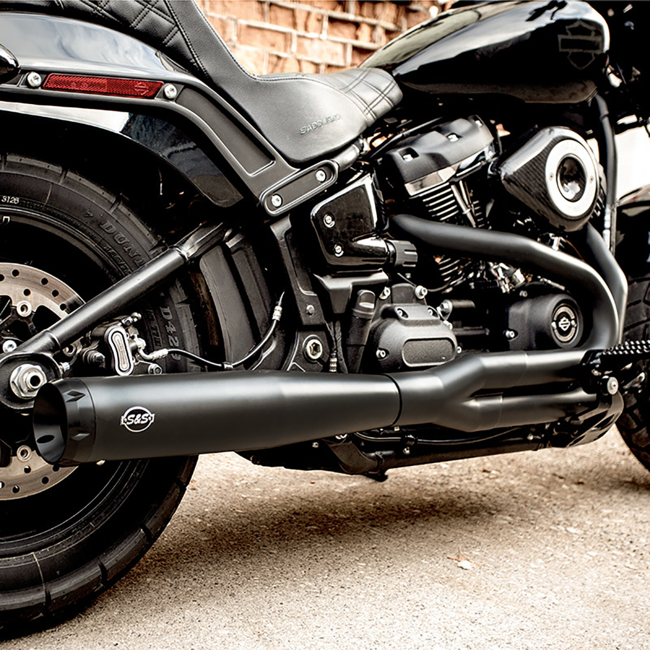 2-Into-1 Exhaust System - Black