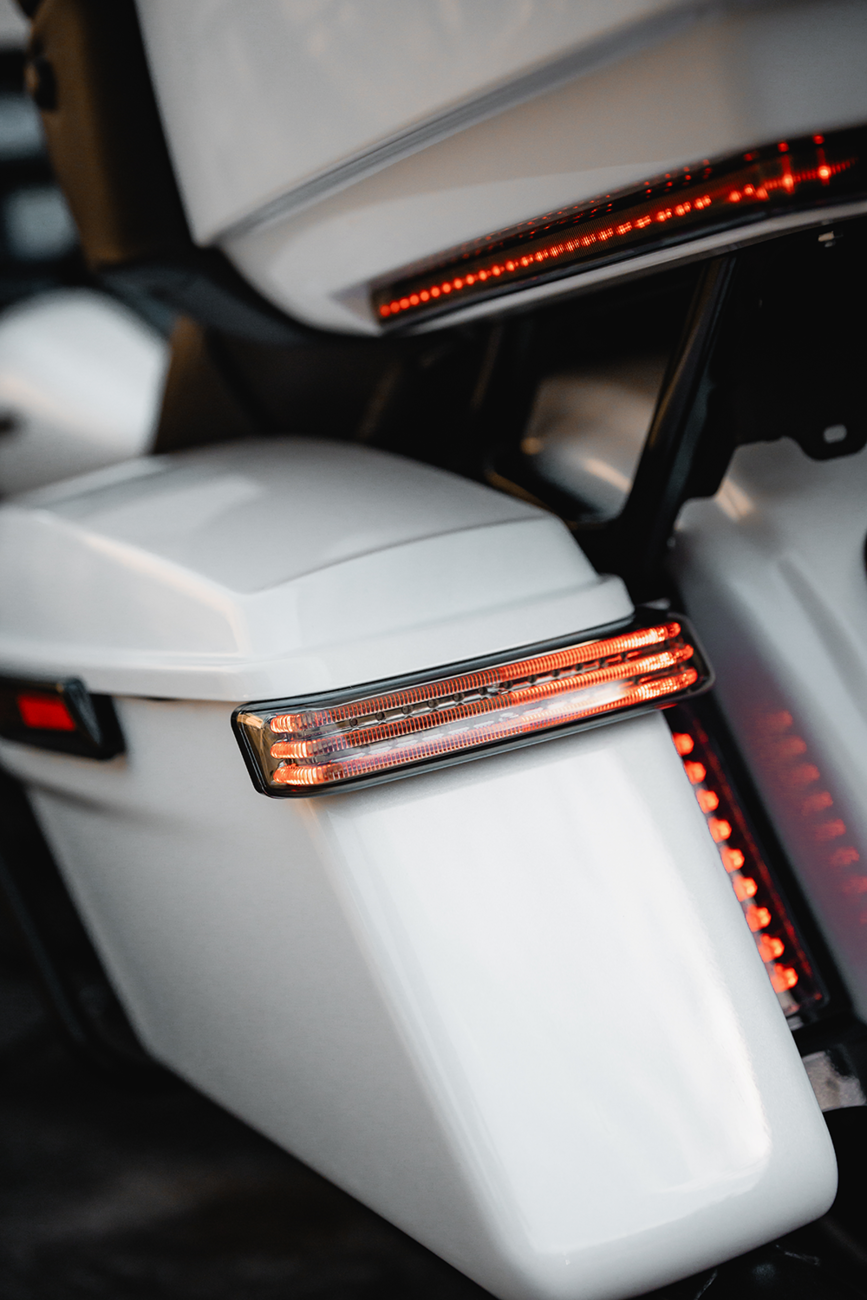 Saddlebag Lights - BCM - Black/Red