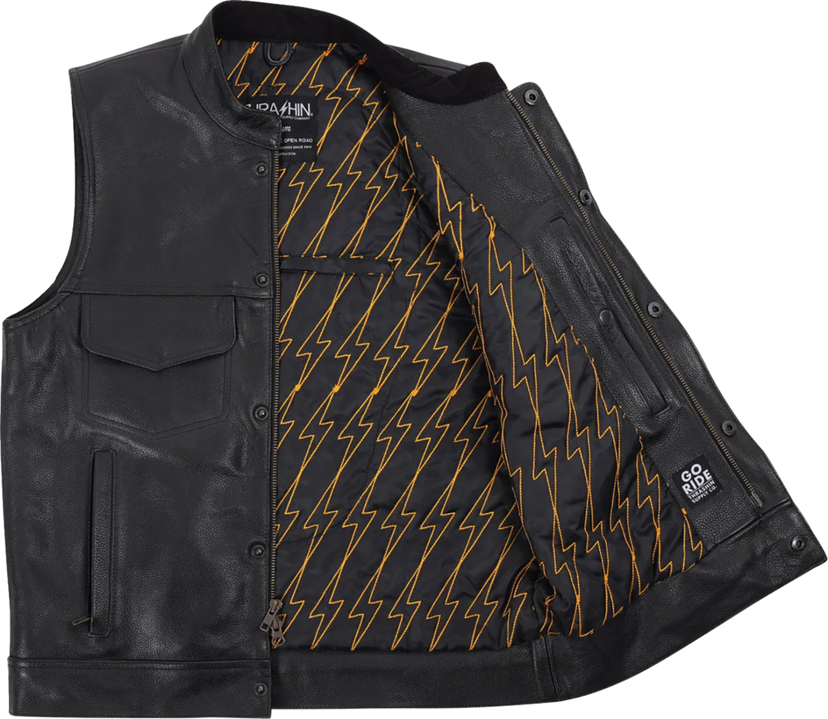 Mulholland Leather Riding Vest