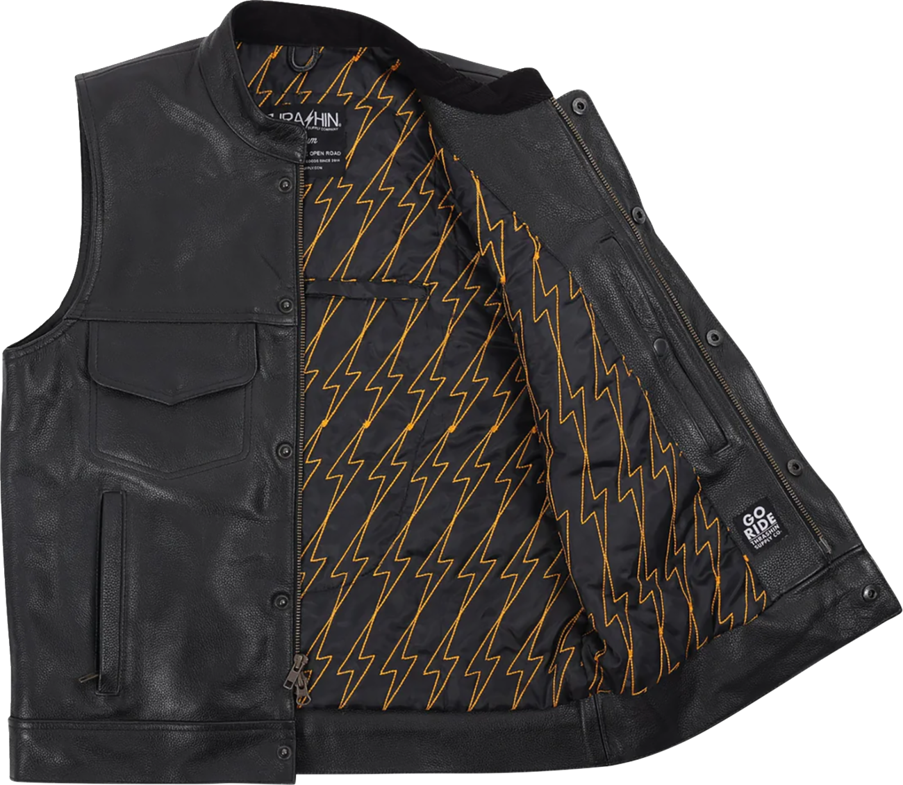 Mulholland Leather Riding Vest