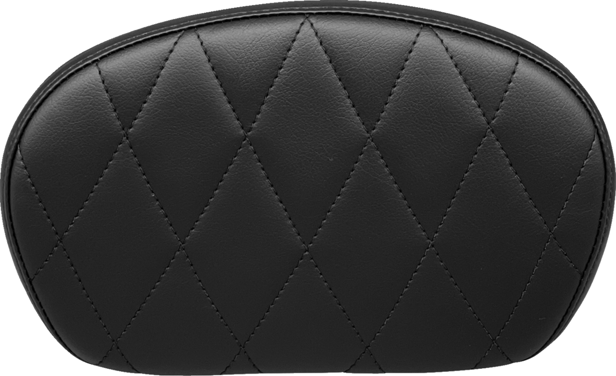 Sissy Bar Pad - Medium - Diamond - Dull Black