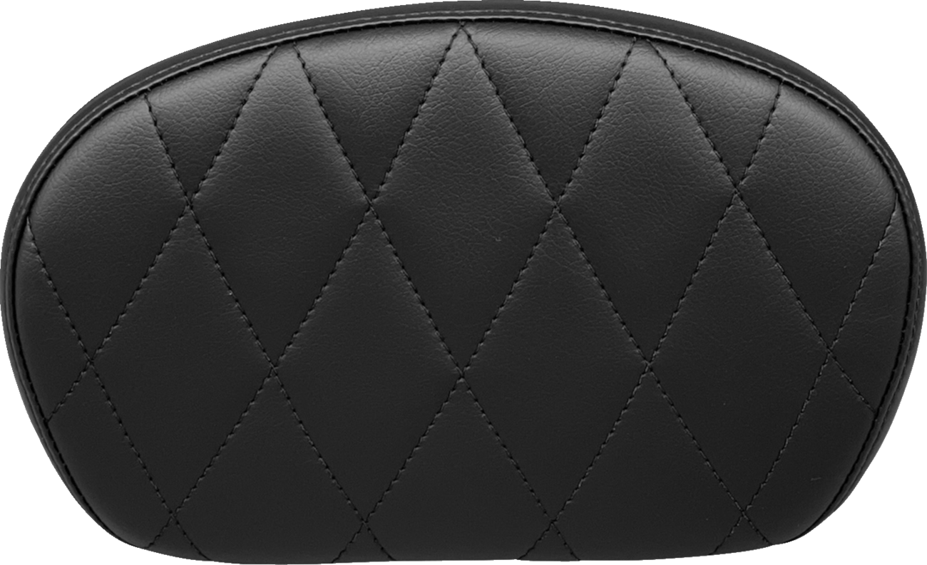 Sissy Bar Pad - Medium - Diamond - Dull Black