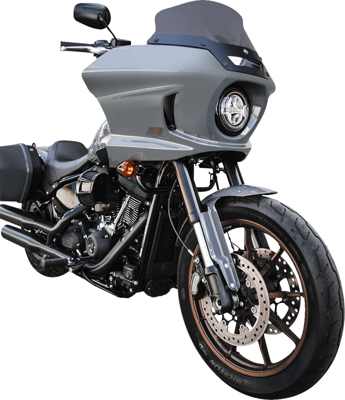 Flare® Windshield - 6" - Dark Smoke - FXLRST