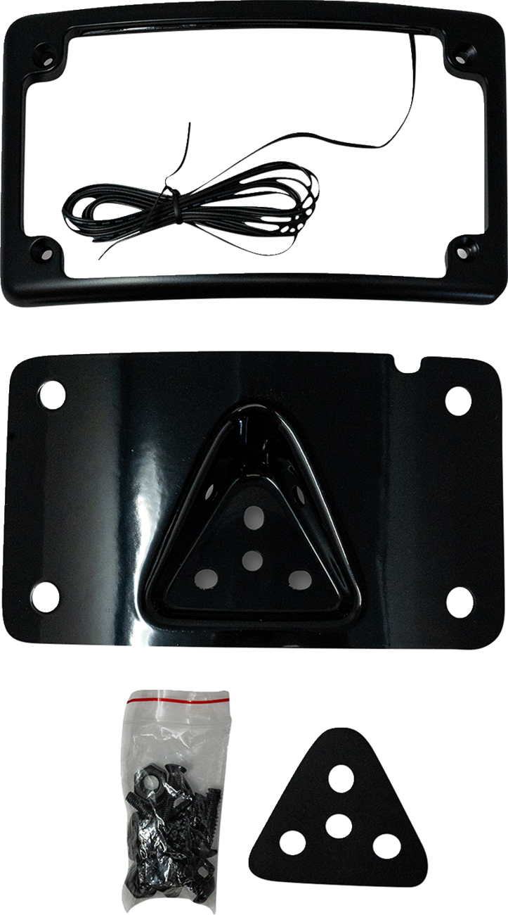 Curved Laydown License Plate Kit