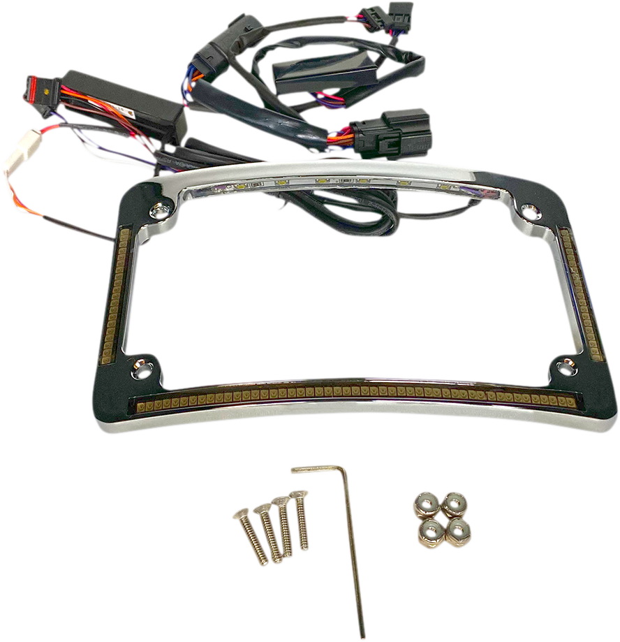 Radius License Plate Frame - Chrome