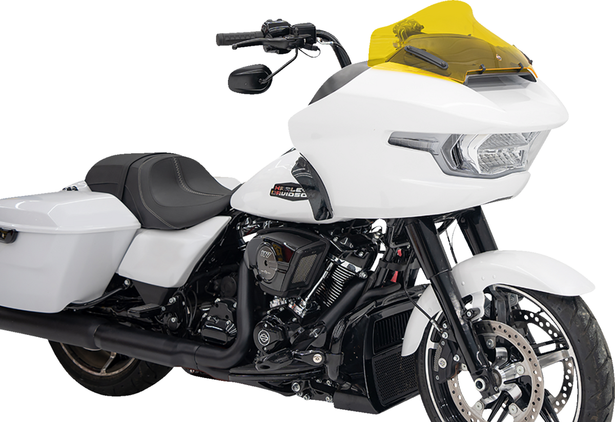 Kolor Flare® Windshield - 10" - Yellow - '23-'25 FLTRX