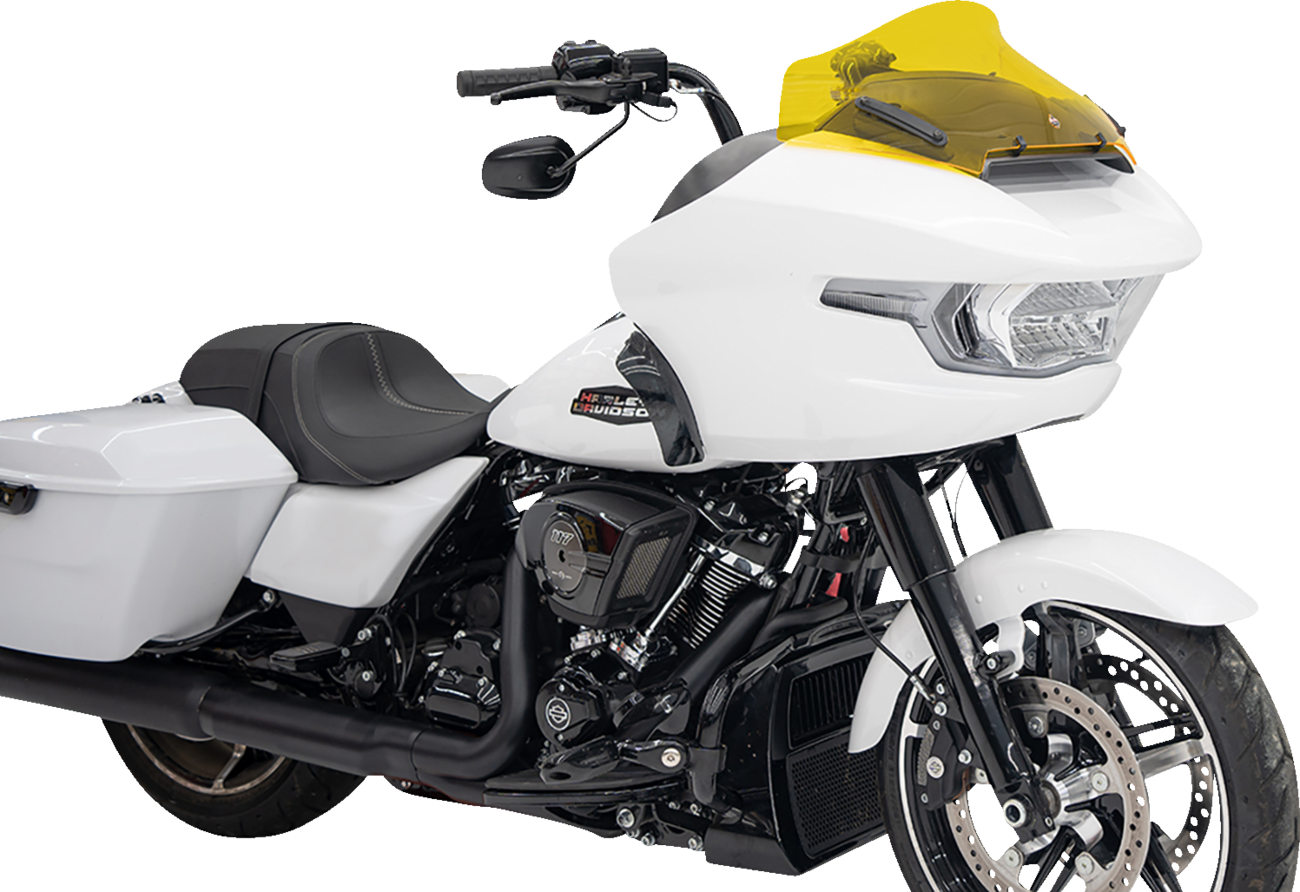 Kolor Flare® Windshield - 10" - Yellow - '23-'25 FLTRX