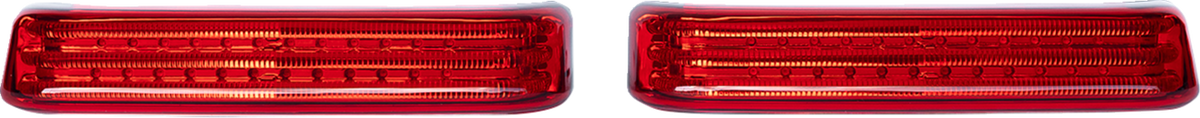 Saddlebag Lights - Black/Red
