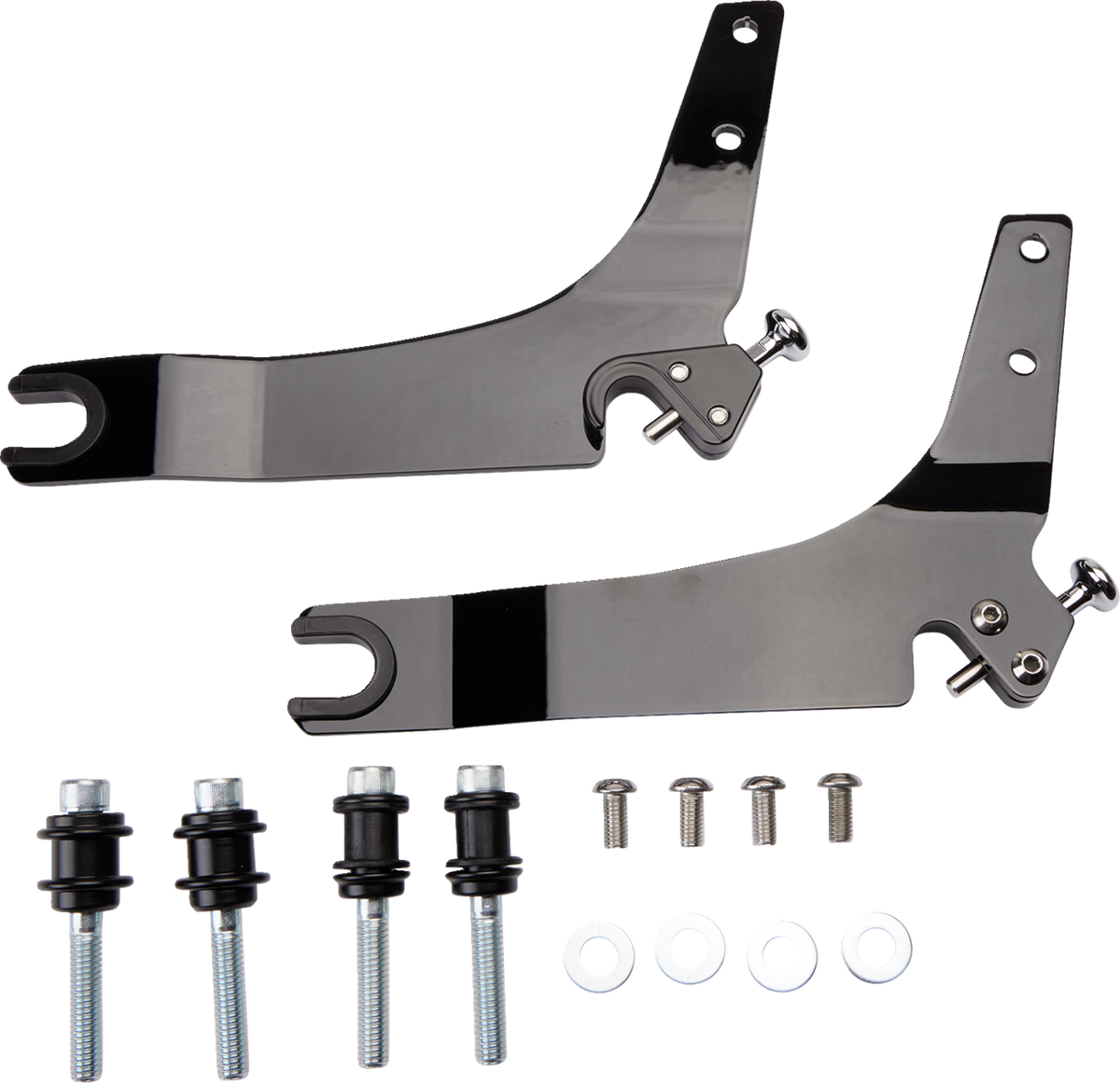 Backrest Kit - 11" - Black - FLHC/S