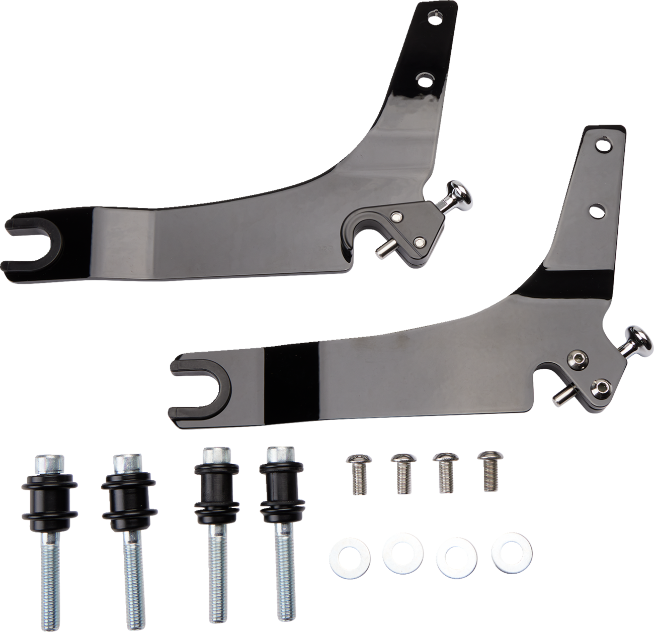 Backrest Kit - 11" - Black - FLHC/S