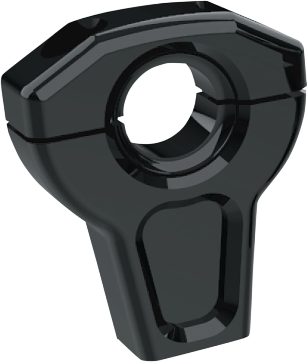 Handlebar Riser Kit - Straight - 1" Clamping - 2-1/2" Rise - Black