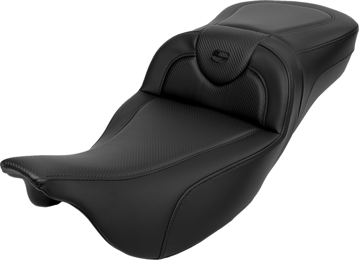 Roadsofa™ Extended Reach Seat - Carbon Fiber - Black Stitch - Backrest - FL '08-'24