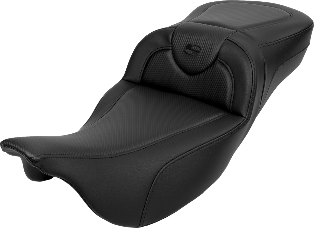 Roadsofa™ Extended Reach Seat - Carbon Fiber - Black Stitch - Backrest - FL '08-'24