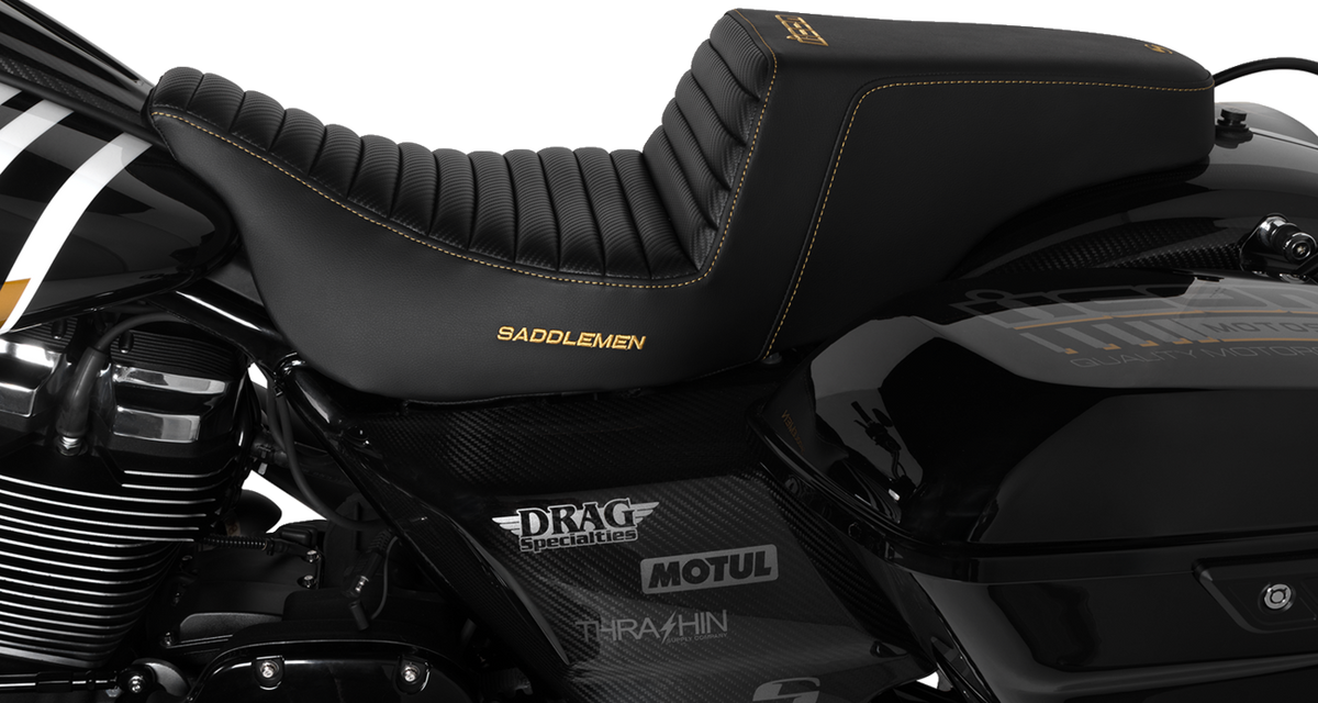 Step-Up Seat - Front Tuck-N-Roll - Black - FL '08-'24