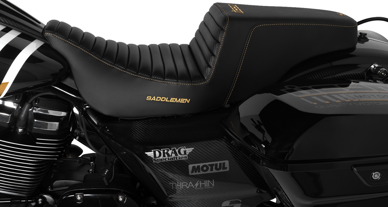 Step-Up Seat - Front Tuck-N-Roll - Black - FL '08-'24