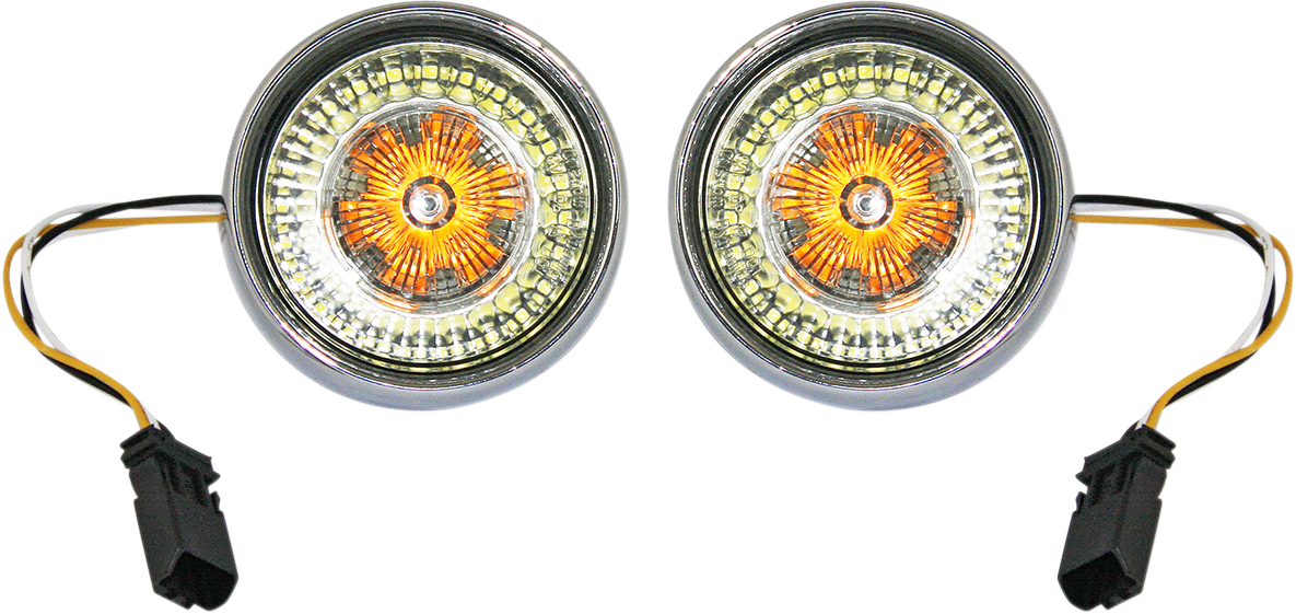 Bullet Turn Signal - JAE CVO - Chrome - Smoke Lens
