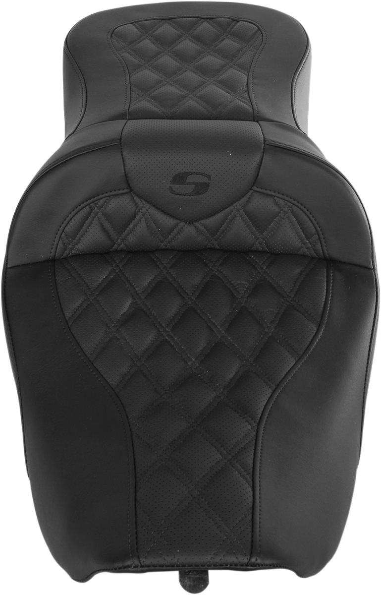Roadsofa™ Seat - Full Lattice Stitch - Without Backrest - FLH '97-'07