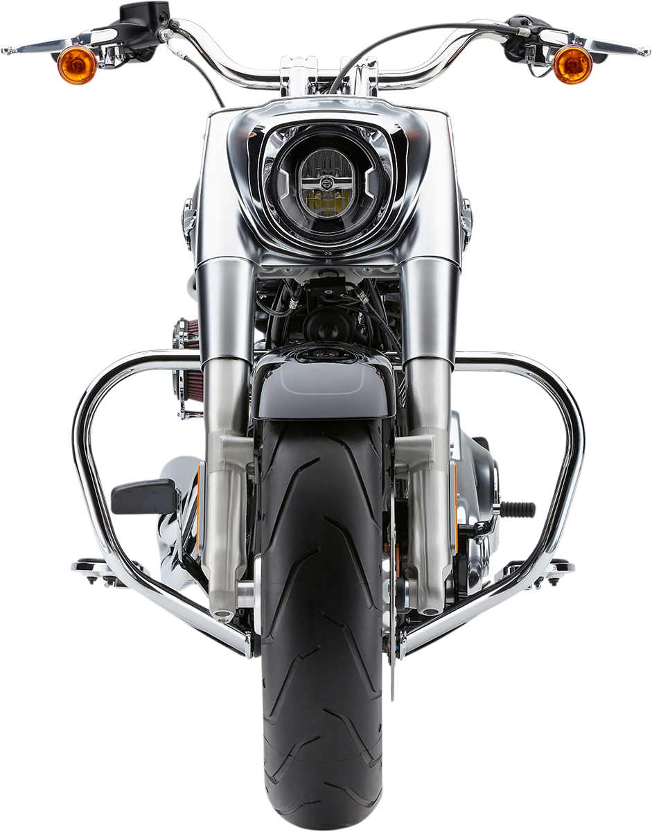 V-Bend Freeway Bar (Highway Bar) - Chrome - Softail