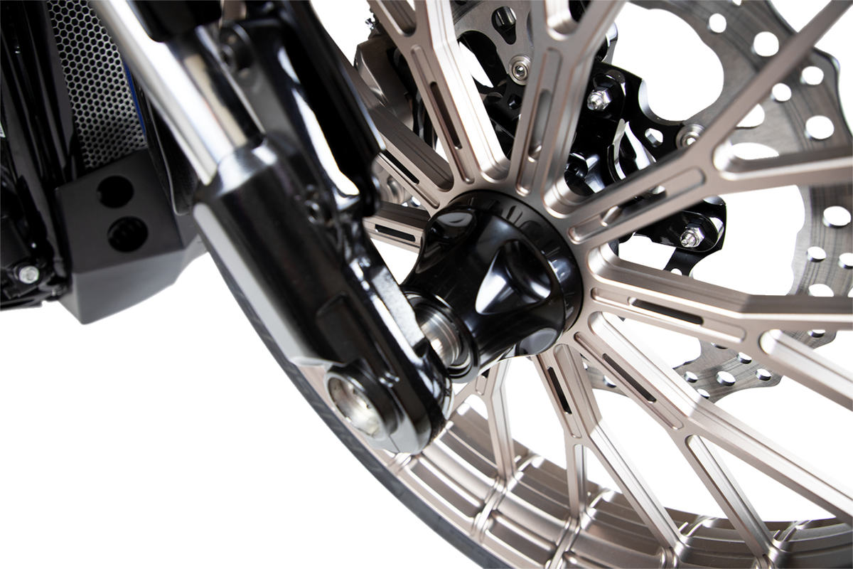 Hub - Cartridge - Front/Single Disc - Black - '08-'25 Touring/Trike