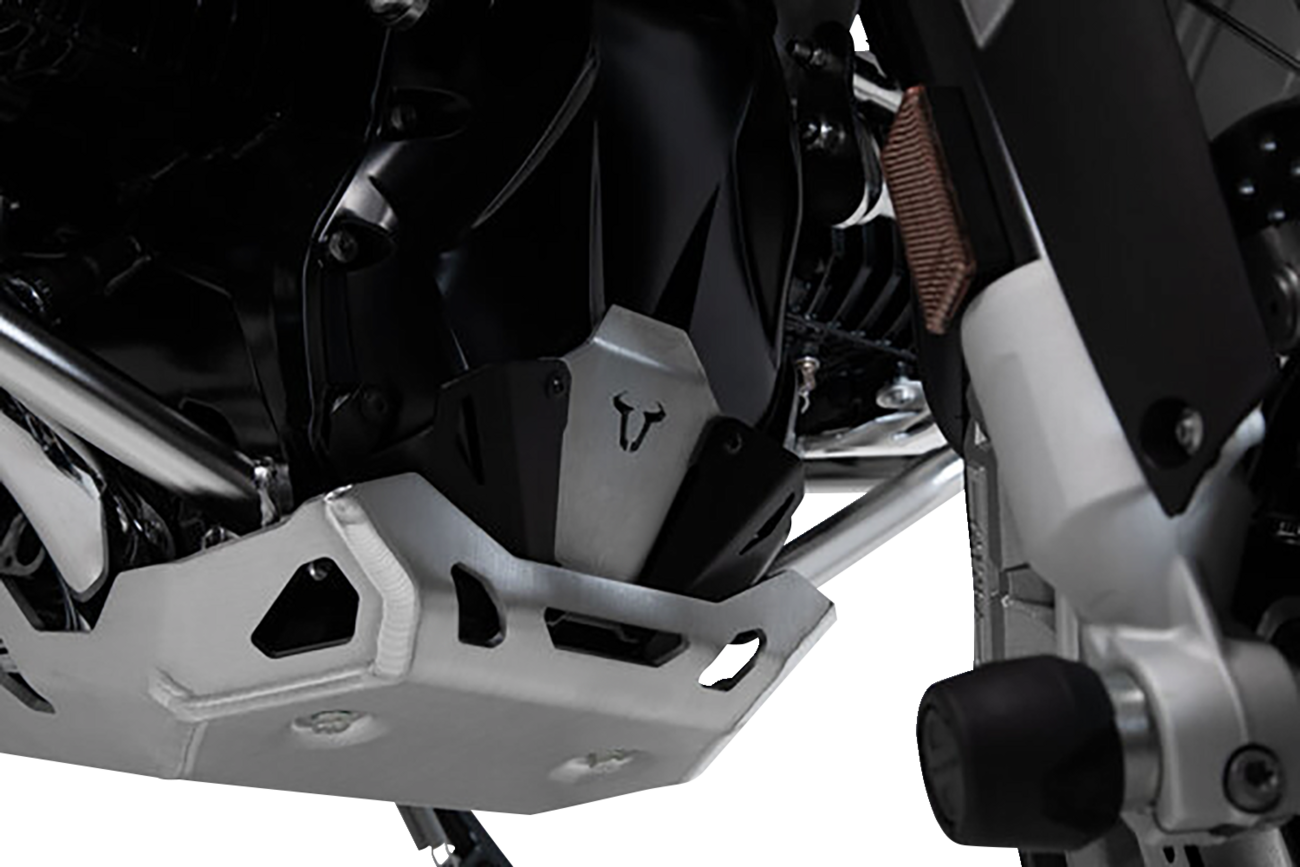 Engine Guard Extension - Front - Black/Silver - BMW - 1200/1250