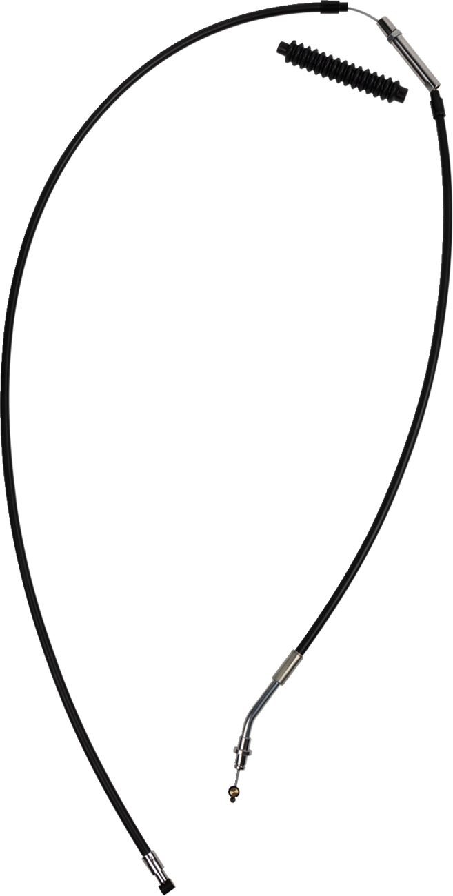 Black Vinyl Clutch Cable - Indian