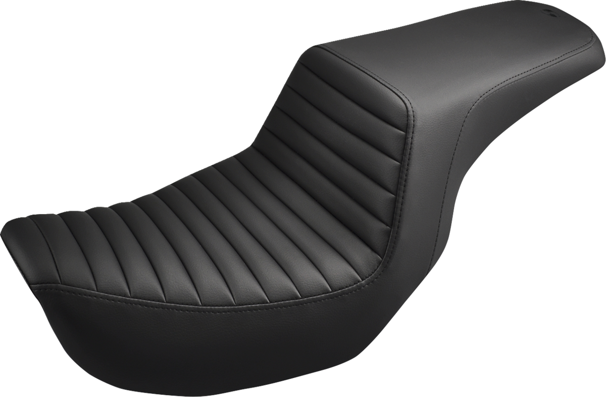 Step-Up Seat - Front Tuck-N-Roll - Black - Dyna