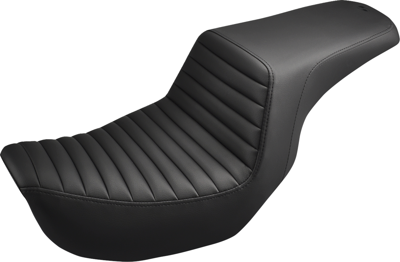 Step-Up Seat - Front Tuck-N-Roll - Black - Dyna