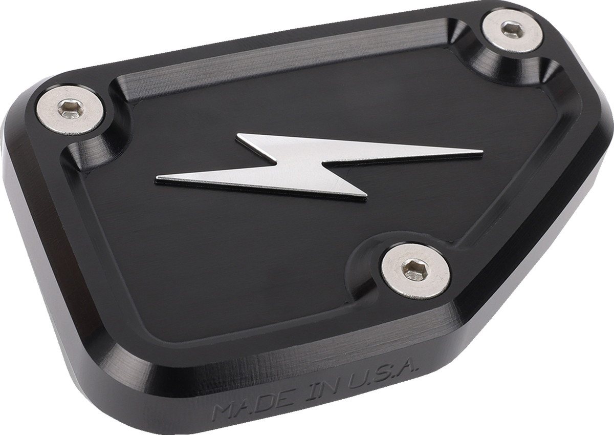 Master Cylinder Cover - Brake - Front - Black/Twice-Cut