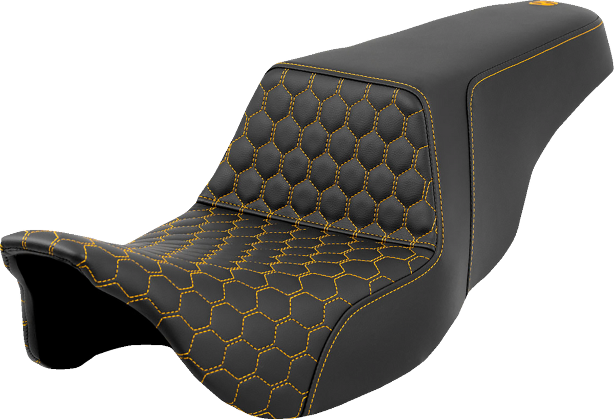 Step-Up Seat - Honeycomb - Gold Stitching - FL '08-'23