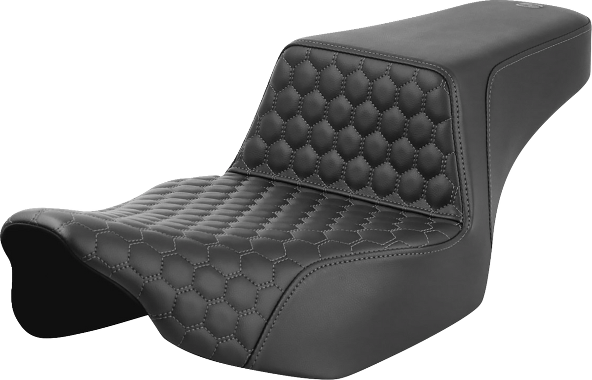 Step-Up Seat - Extended Reach - Front Honeycomb - Gray Stitch - FL '23-'24