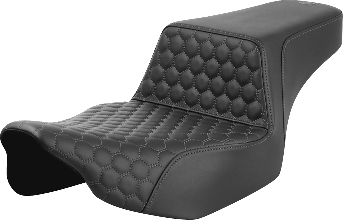 Step-Up Seat - Extended Reach - Front Honeycomb - Gray Stitch - FL '23-'24
