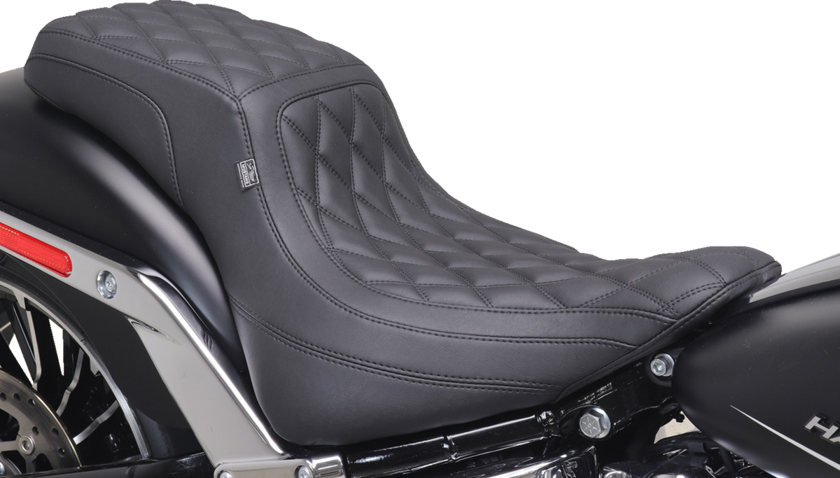 One-Piece/2-Up Squareback Seat - Double Diamond - Black Stitch - FXBR '23-'25