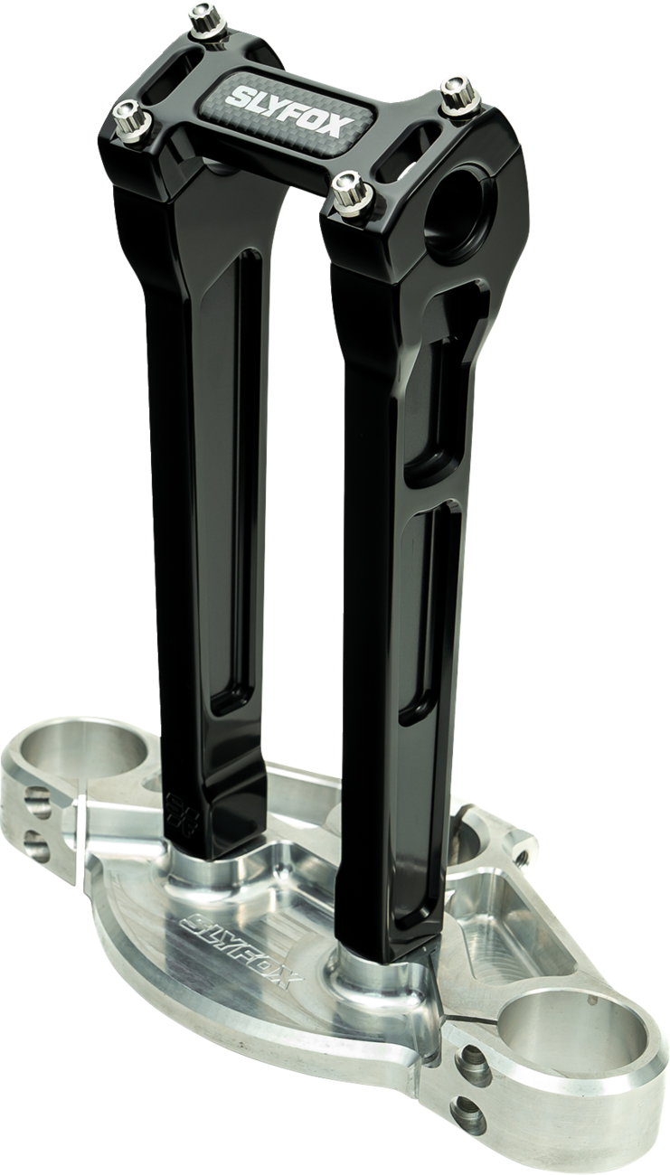 Handlebar Riser Kit - Straight - 1" Clamping - 10" Rise - Black