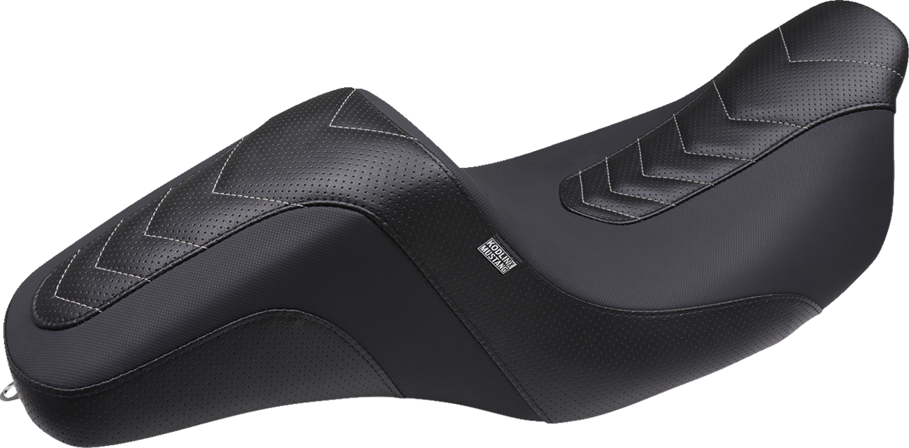 Signature Series Squareback™ Seat - Gripper Vinyl - Chevron - Gunmetal Stitch - FL '08-'25
